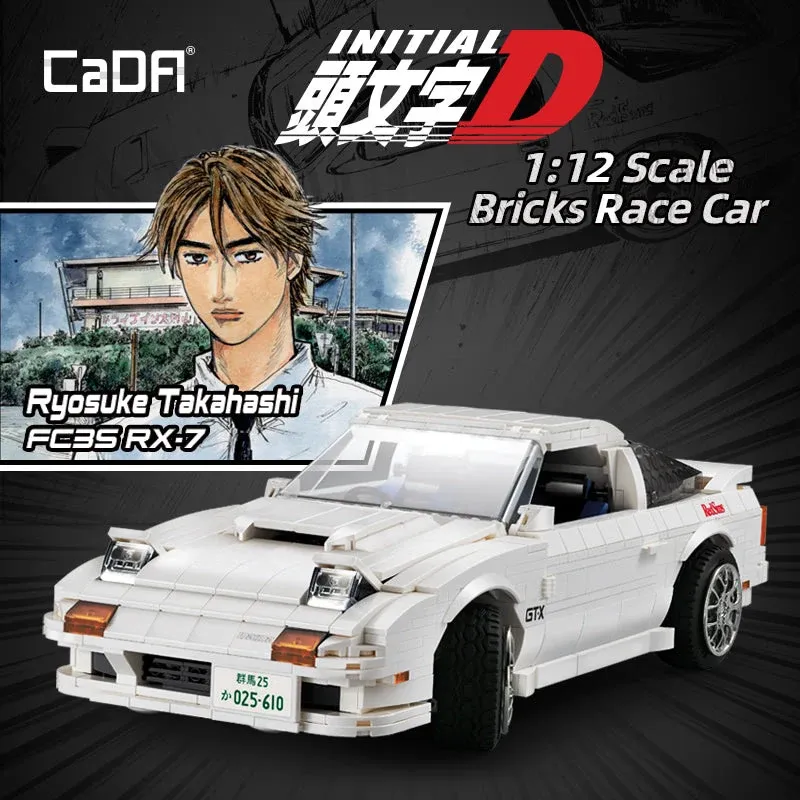 CaDA C61022 Initial D 1:12 Mazda RX-7 FC3S
