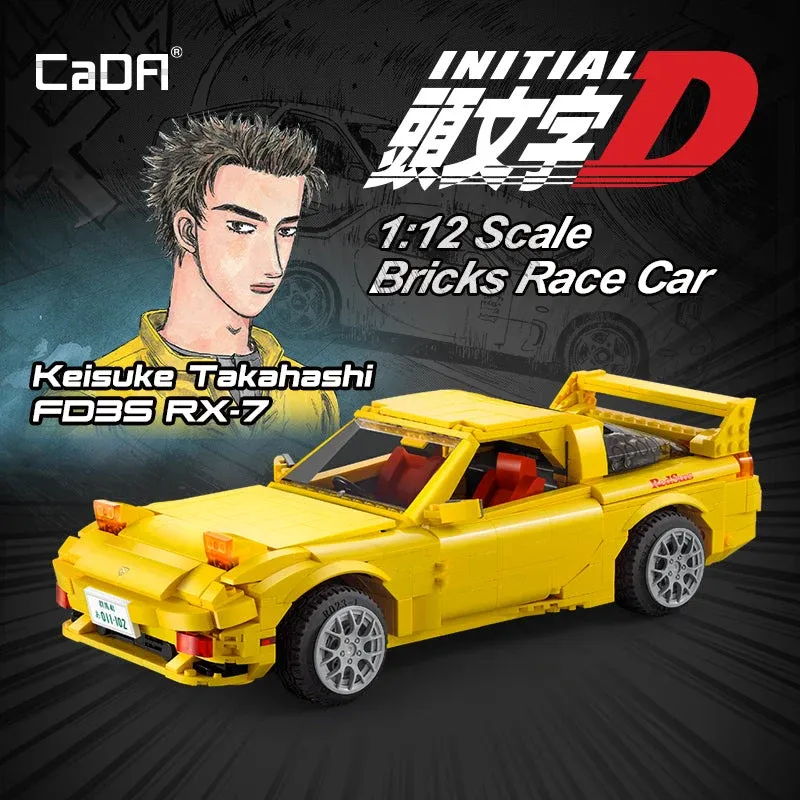 CaDA C61023 Initial D 1:12 Mazda RX-7 FD3S