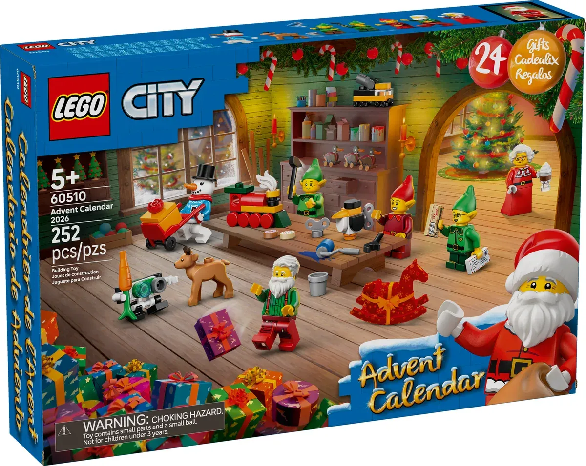 Calendrier de l’Avent LEGO City 60510, boîte et contenu