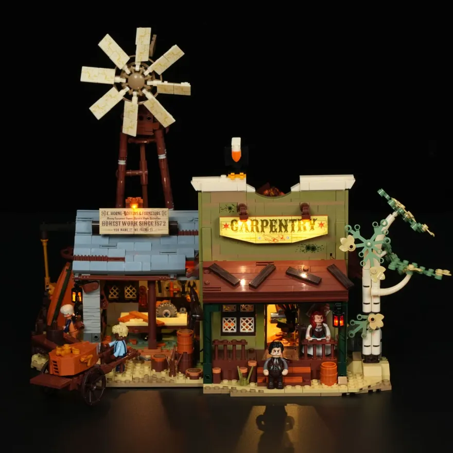 Lumibricks 14015 Western Carpentry Workshop