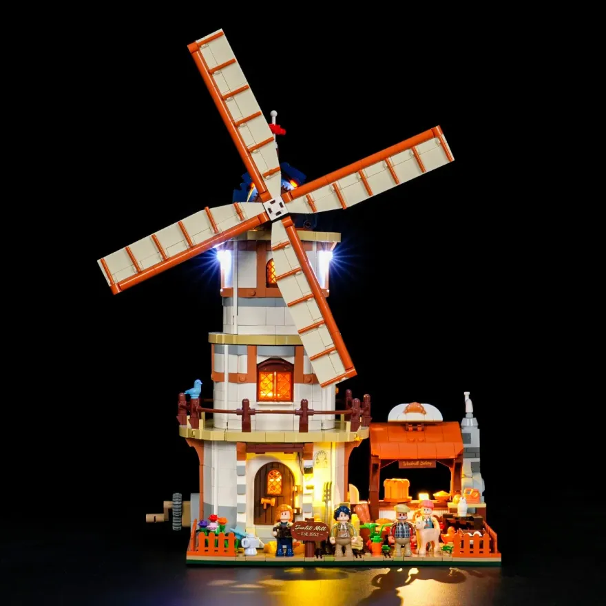Lumibricks 16012 Dutch Windmill Millhouse