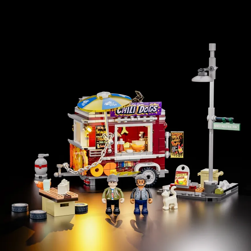Lumibricks F9046 Chili Dog Trailer