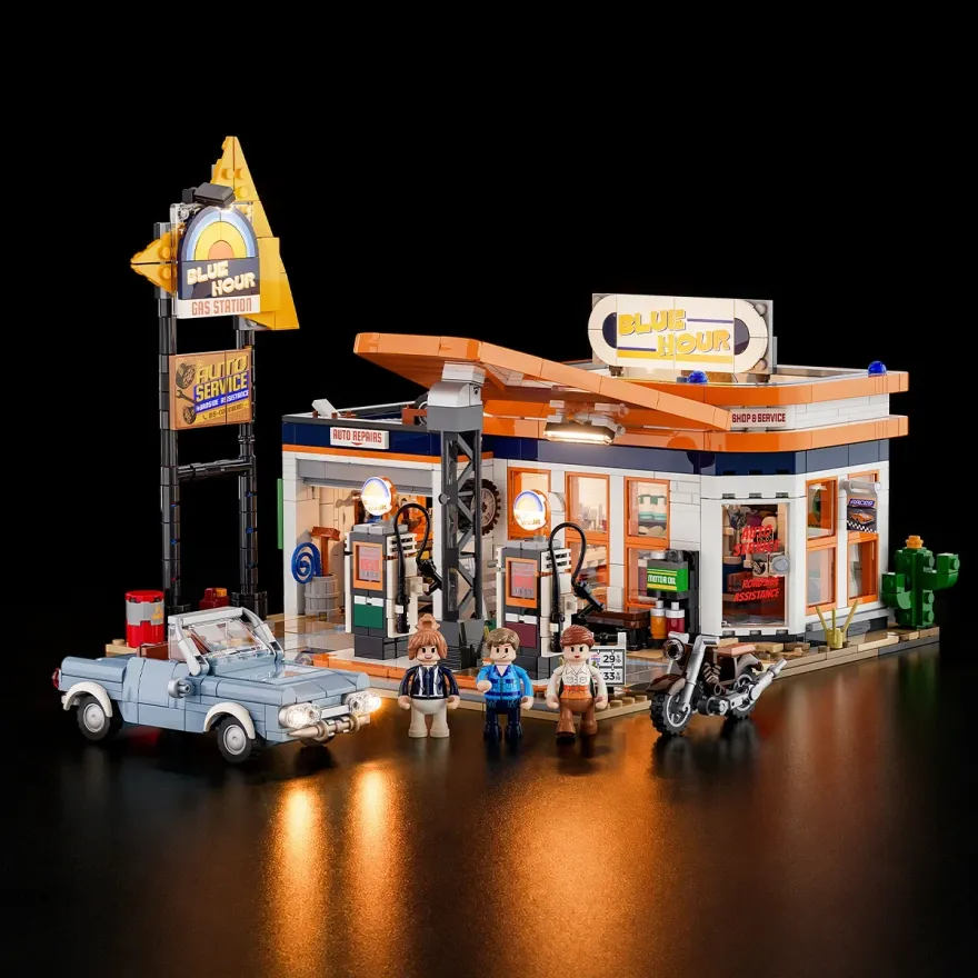 Lumibricks F9065 Gas Station