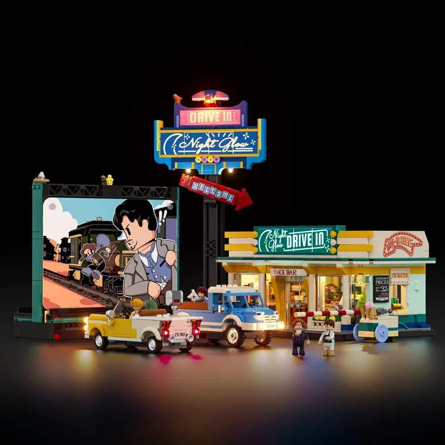 Lumibricks L9081 Night Glow Drive-in