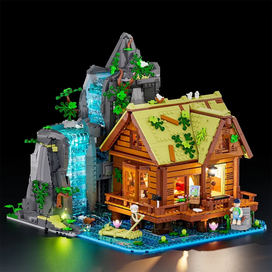 Lumibricks L9083 Waterfall Cabin