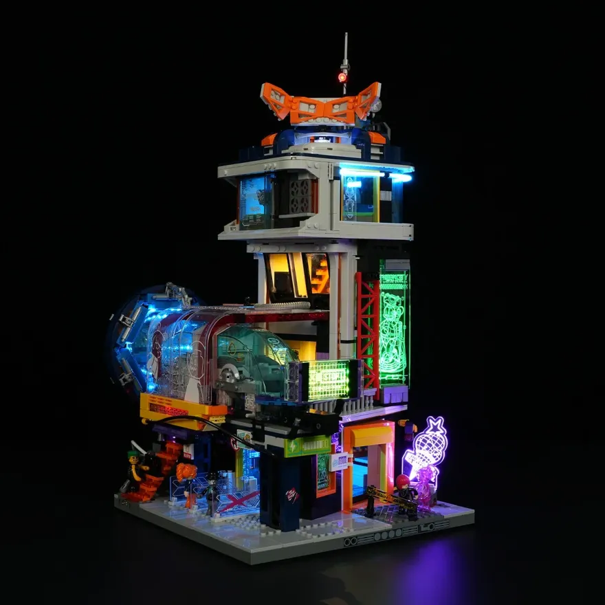 Lumibricks L9098 Floating Train Station