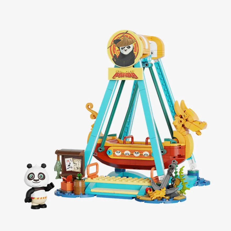 Pantasy 86516 Pantasy x Kung Fu Panda Adventure Park · Pirate ship ride